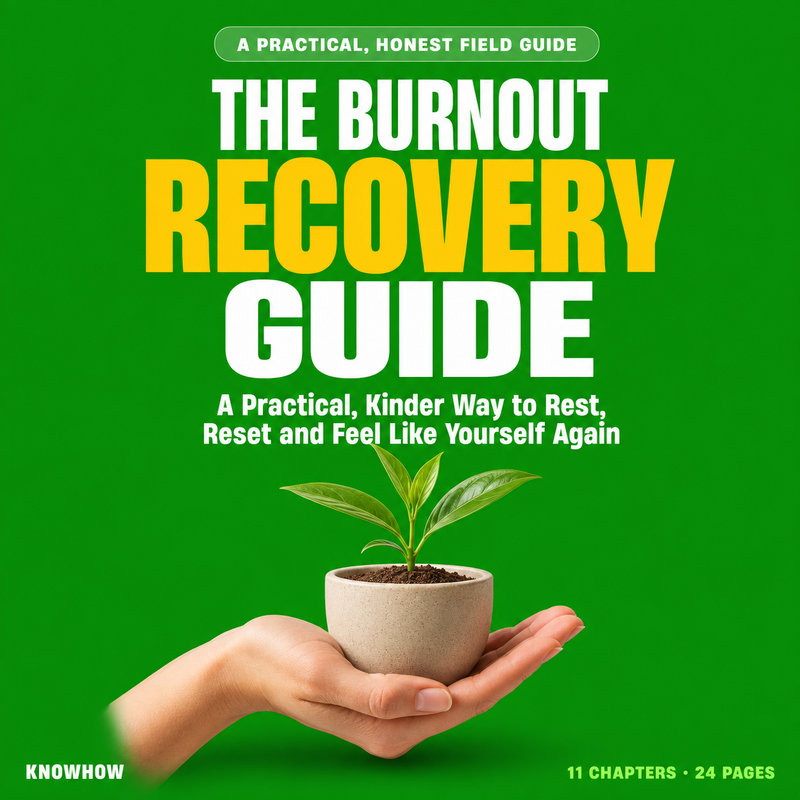Burnout Recovery Guide: How to Heal Without Quitting Your Job