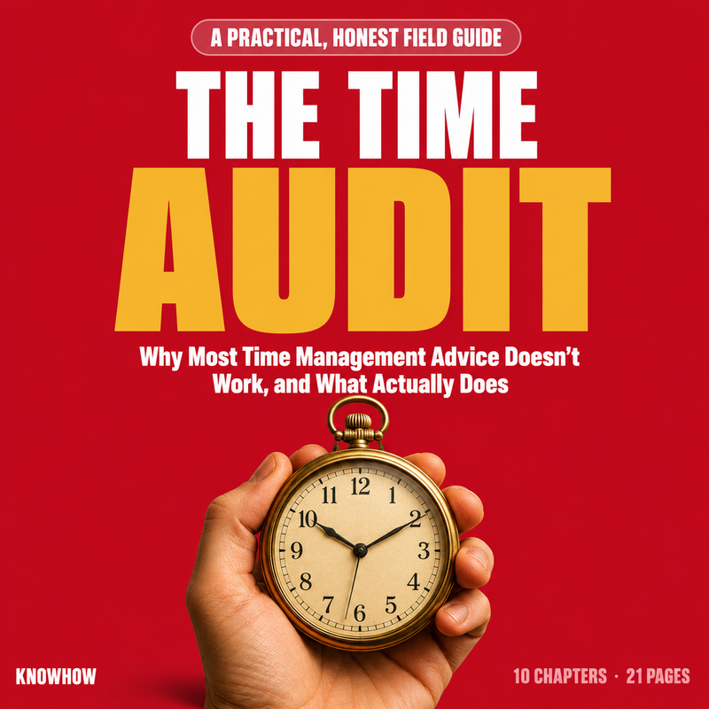 How to Actually Manage Your Time: The Science Behind Why Planners Fail