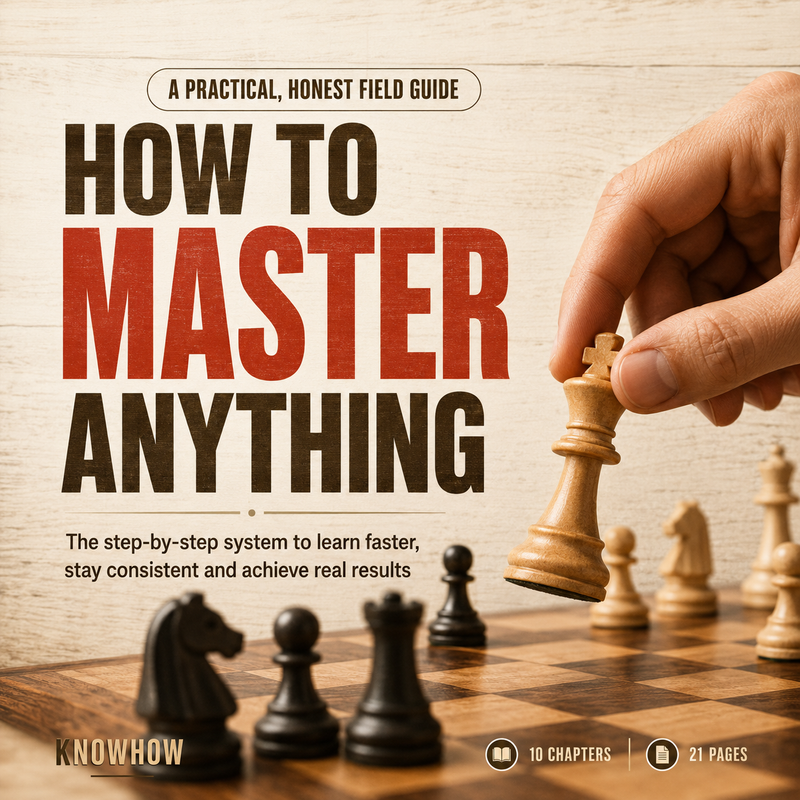 How to Master Anything: What Deliberate Practice Actually Requires
