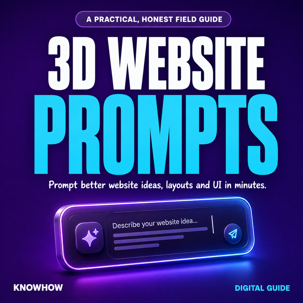 3D Website Prompts for Claude — Ready Made