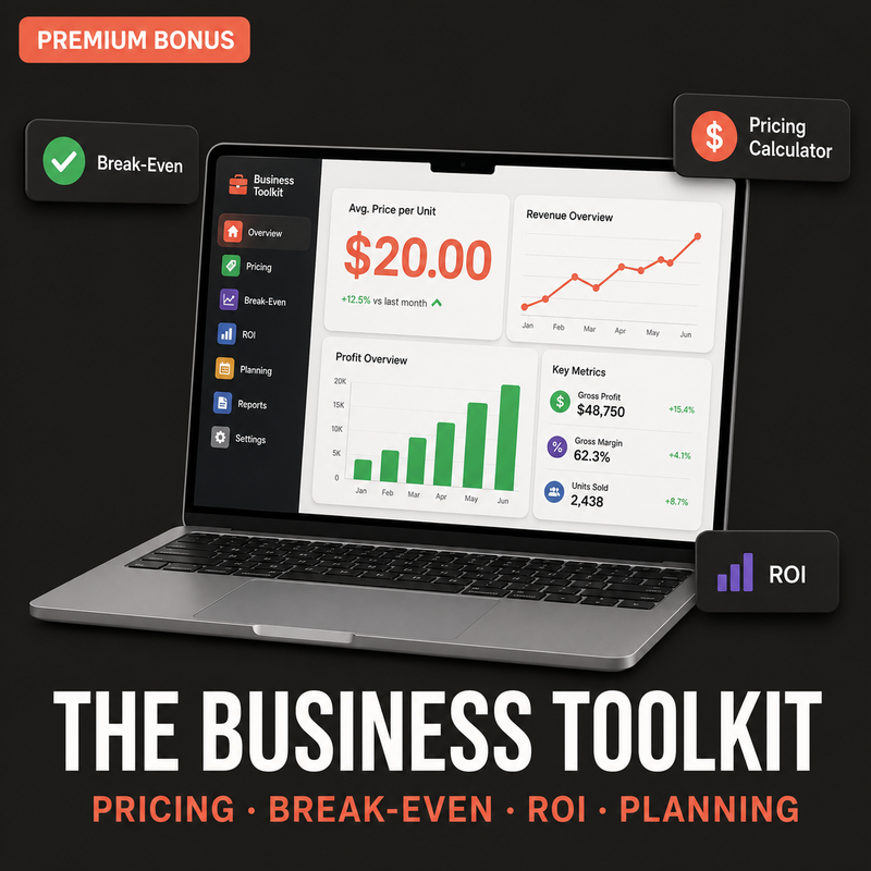 The Business Bundle: Profit, Pricing & Growth Toolkit