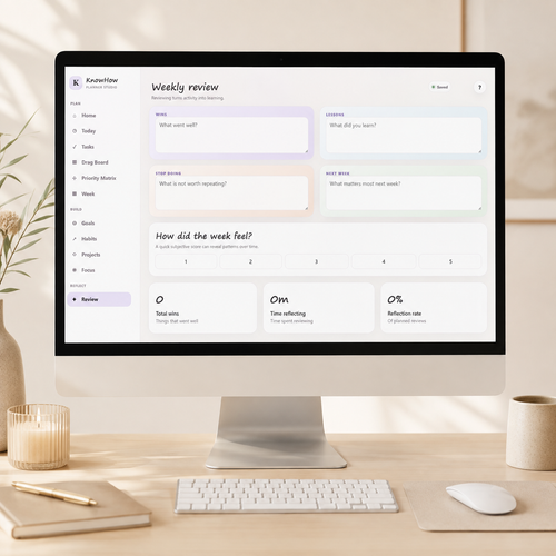 Digital Productivity Planner | Daily, Weekly, Habit & Goal Tracker