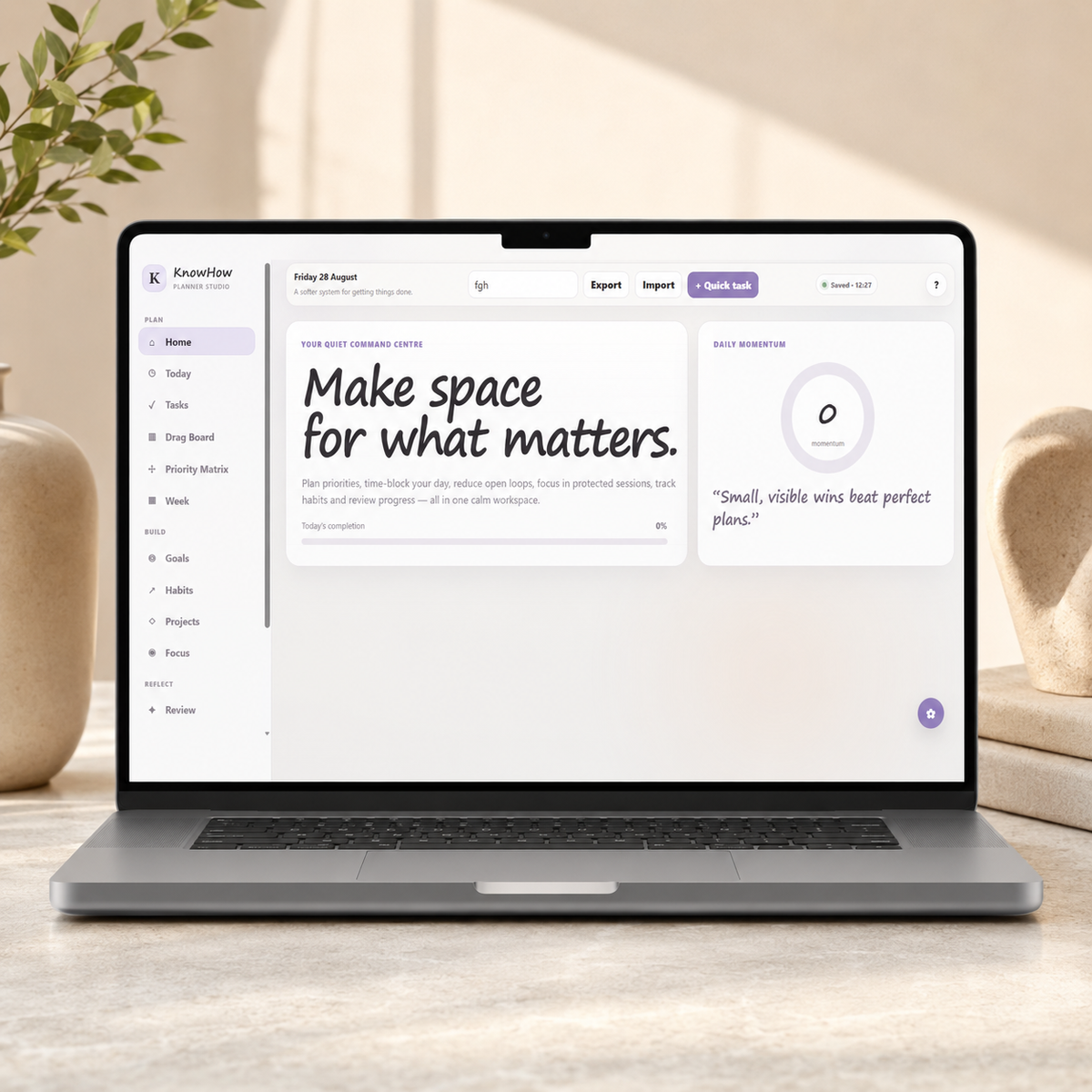 Digital Productivity Planner | Daily, Weekly, Habit & Goal Tracker
