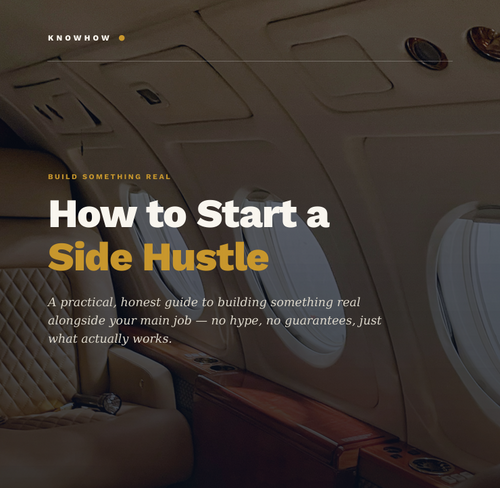 How to Start a Side Hustle (Top Advice)