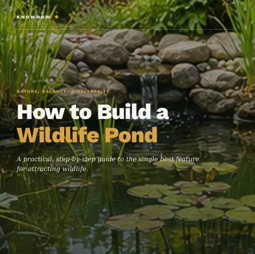 How to Build a Wildlife Pond